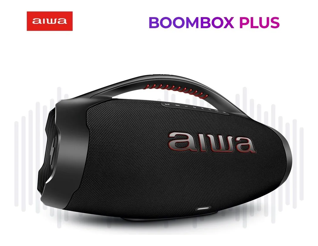Caixa De Som Boombox Plus Aiwa